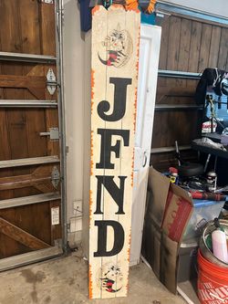 Vintage Rockwall JFND football sign