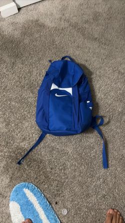 Blue Nike backpack