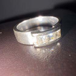 14K White Gold Ring