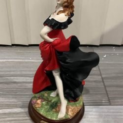 Woman In Dress Statue 