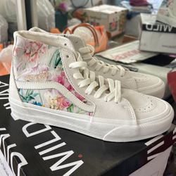 SK8 Hi-floral-print Sneakers Vans