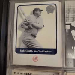 Babe Ruth Baseball Card #3 Fleer