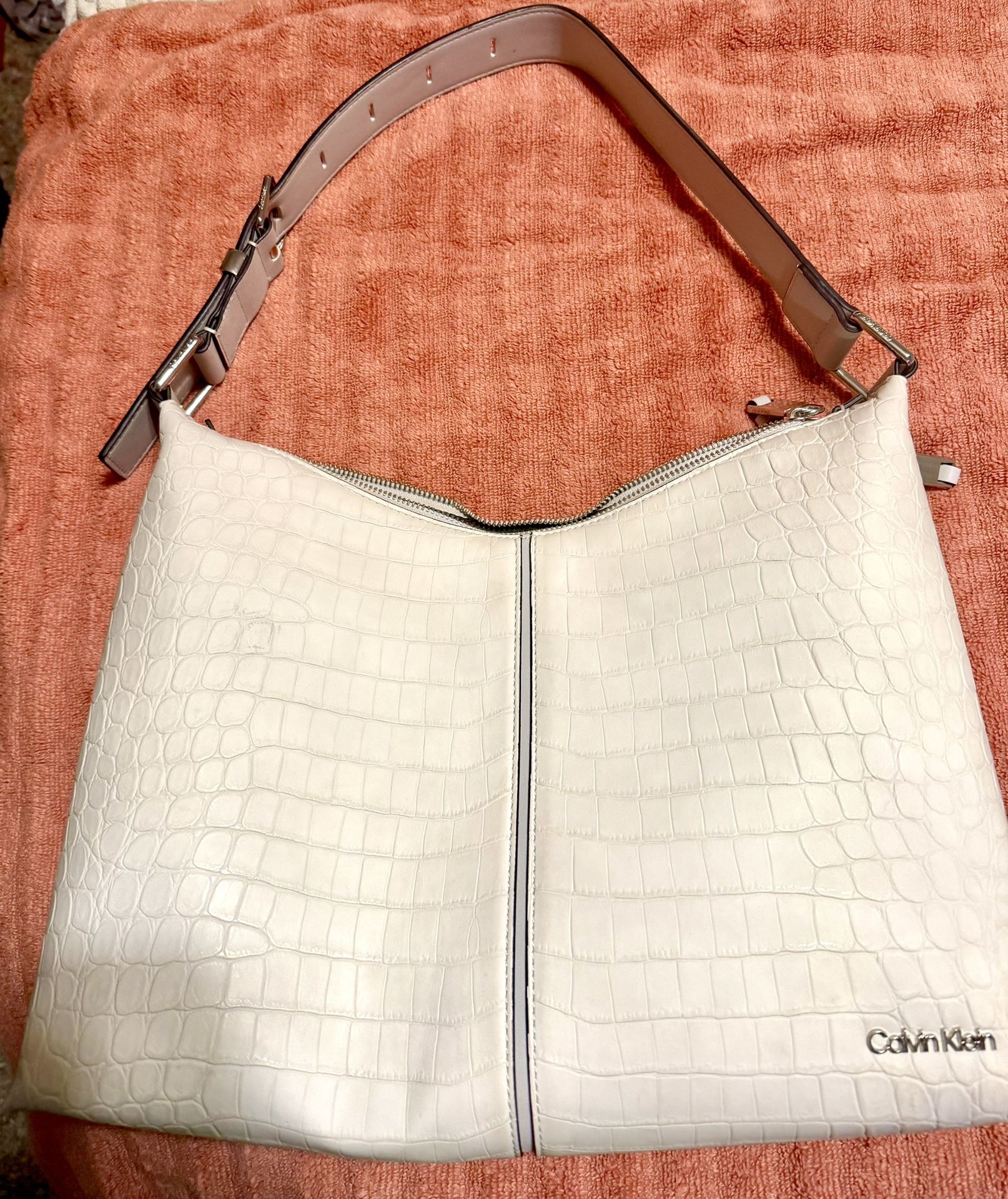 Calvin Klein Max Top Zip Hobo Shoulder Bag
