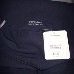 Fabletics Pure lux Black leggings New With Tags Size Medium