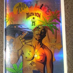 Downtown Hip Hop Tupac Chrome/Foil Artbook Ltd to 125 NM  