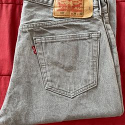Grey Levi's 501