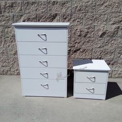 White Bedroom Dresser Set!