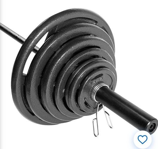CAP Barbell 300 lb. Olympic Grip Weight Set