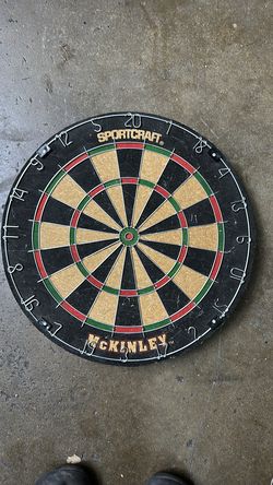 Sportcraft McKinley Bristle 18 In Dartboard, Tournament Grade