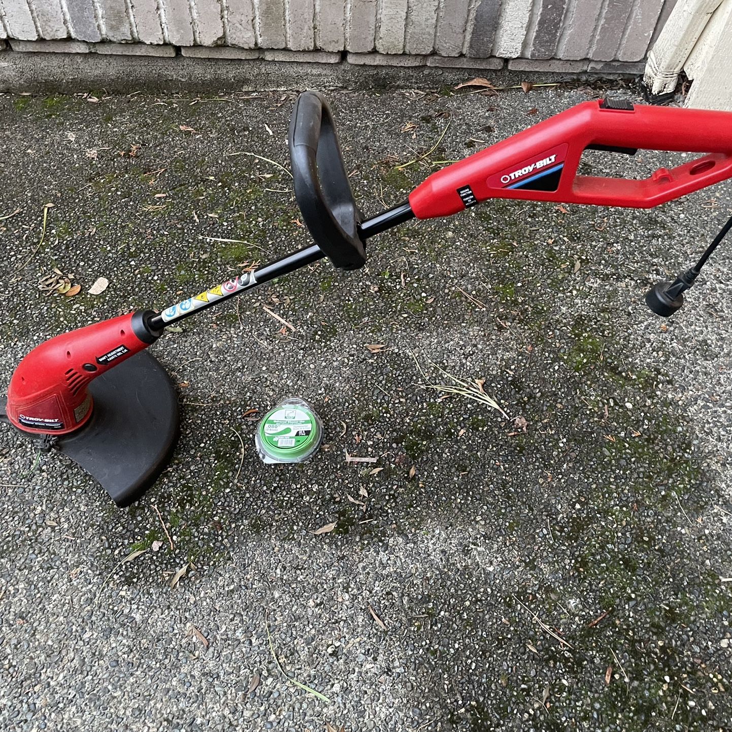 Troy bilt electric grass trimmer tb45e deals
