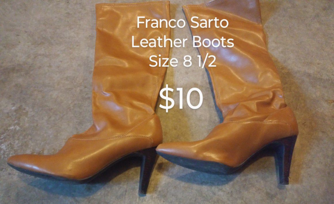 Franco Sarto Traspira Size 8 & 1/2 Boots