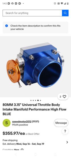 Manifold Performance High Flow BLUE