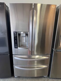 LG 4 Door French Door Refrigerator with warranty