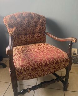 Antique chair from the Rives Mansion in Downey Ca.
