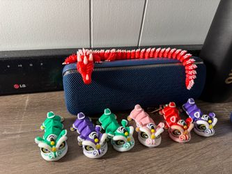 3d printed Chinese lions