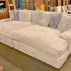 OFFER Chaise White Gray Black - New - Ask For Price 