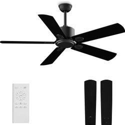 Brand New Black 52 Inch Ceiling Fan (Retail:130) 