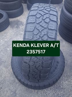 2 used Kenda Klever A/T 235/75R17 Tire