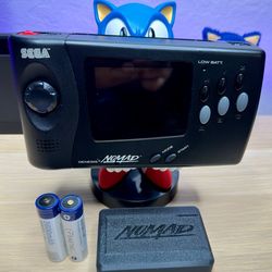 Sega Nomad IPS Modded - Fully Recapped, Audio Mods, Laser Bear Rechargeable Pack