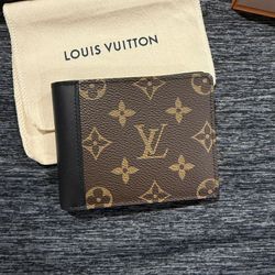 Louis Vuitton Multiple Wallet Monogram Macassar Canvas