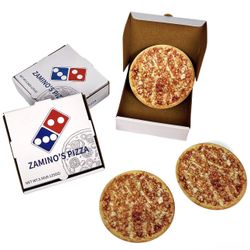50 pc Thick Packaging Paper Box Pizza Design Pattern