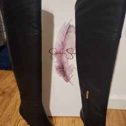 Jessica Simpson Women's Earon Over-The-Knee Stiletto Dress Boots