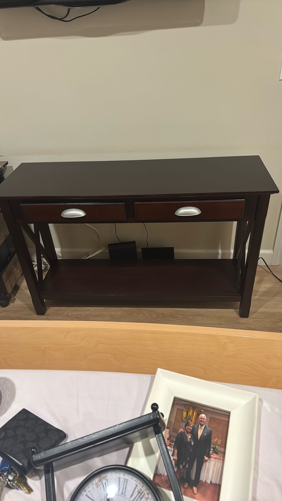 2 Drawers Console Table
