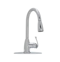 921987 Chrome Kitchen Faucet Pull Down Sprayer Single Handle 51-K814-PS-CP