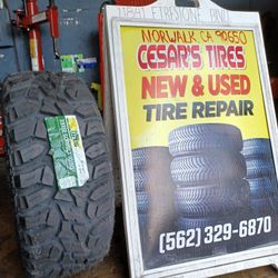 Brand New Tires ASK FOR ANY SIZE YOU NEED.