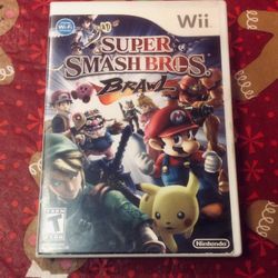 Nintendo Wii Super Smash Bros CASE ONLY REPLACEMENT $5
