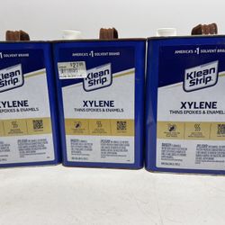(3) Klean Strip Xylene Gallon. $10 Each. Must Pick Up