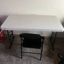 Adjustable Table And Chair 