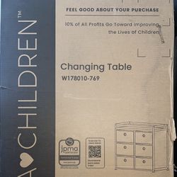 Delta Changing Table With Favor Bins 