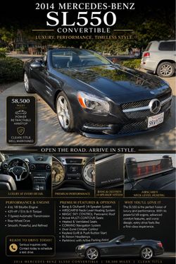 2014 Mercedes Benz SL 550