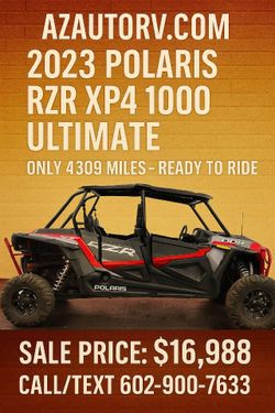 2023 Polaris Rzr Xp 4 1000 Ultimate