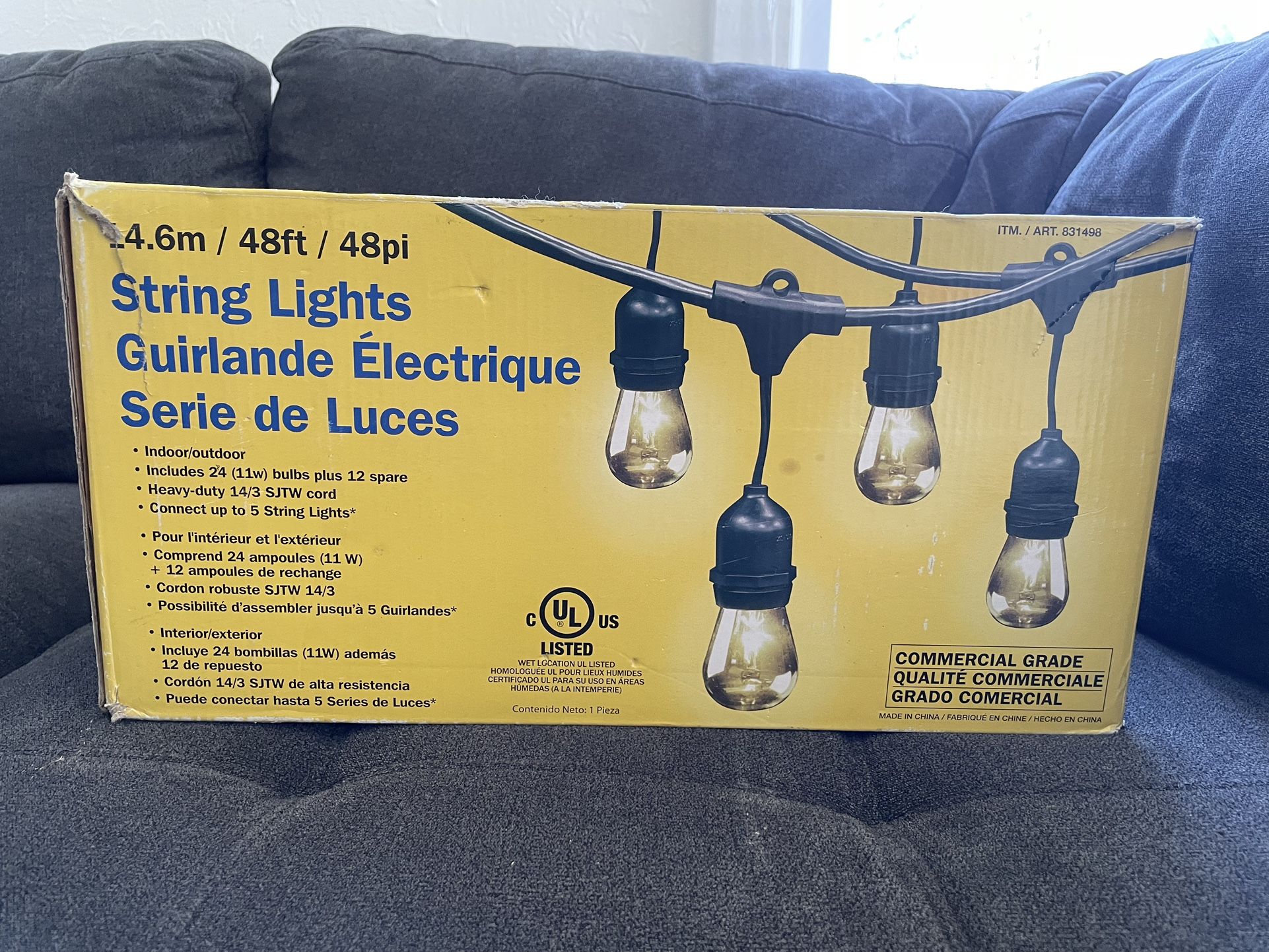 Brand New Heavy Duty Sting Lights 48ft