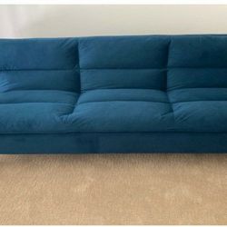 Living Spaces 71" Convertible Futon Sleeper Sofa Bed

