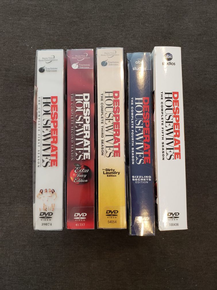 Desperate Housewives DVDS Season 1,2,3,4 and 5. OBO