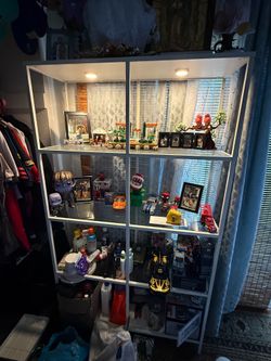 Ikea shelf  with lights