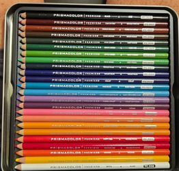 Prismacolor set of 48 colored pencils
