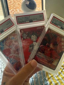 PSA Graded One Piece Monkey D. Luffy Cards Lot