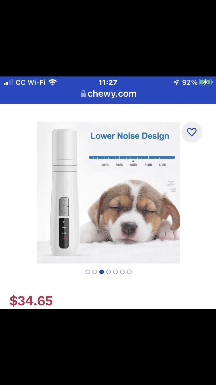 BRAND NEW PET NAIL GRINDER