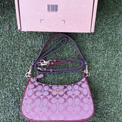 Purple Coach Mini Bag