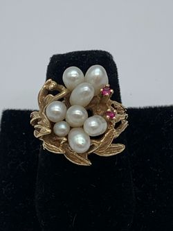 Ladies gold ring #30158