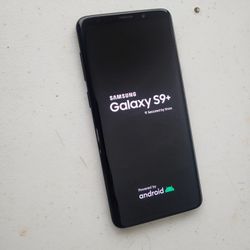 Samsung Galaxy S9 PLUS 64 GB UNLOCKED. COLOR BLACK. WORK VERY WELL.PERFECT CONDITION 