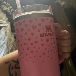 Pink Hearts Stanley Cup 