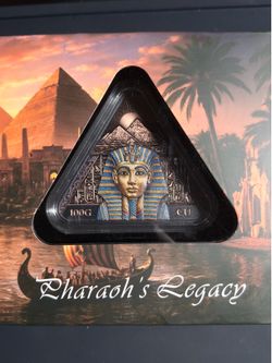 Pharaoh's Legacy 100g Colorized Copper Triangle Medal