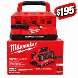 Milwaukee M18 PACKOUT Six Bay Rapid Charger