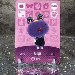 Gigi #040 Animal Crossing Amiibo Card