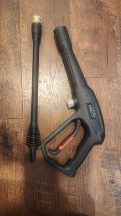 PWACCS Pressure Washer Gun Replacement with Extension Wand Kit Power Washing Trigger Handle with 5 Spray Nozzles Pressure Washer Parts Compatible with
